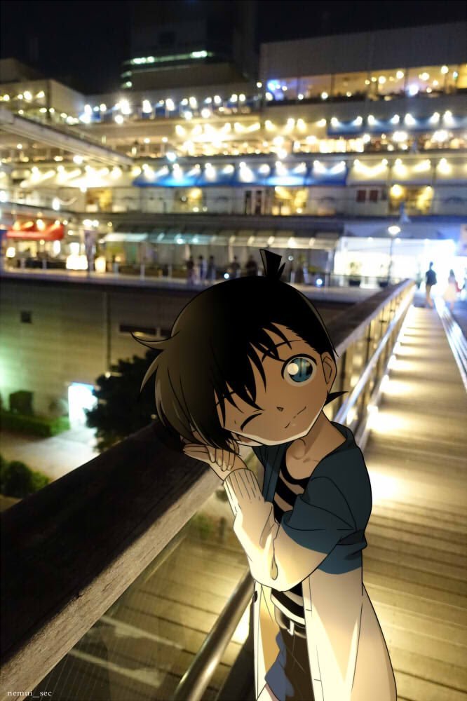 画师ねむい 绘制的“带着柯南去旅行”系列。
好想和他做一些不可描述的事情，但是又害怕会有生命危险[笑cry]