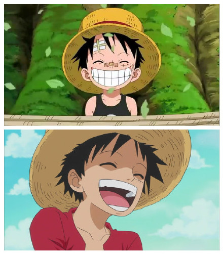 动漫人物小时候和长大后对比照，你想要把谁抱回家？[害羞]
柯南那个简直就是一模一样啊！
银魂这个我确定是假的，那个分明就是他的私生子