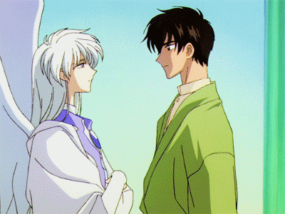 要论很多人喜欢上的第一对腐cp当属#魔卡少女樱#里面的 桃矢和雪兔，就算现在看也是觉得他们真是甜死人[害羞]