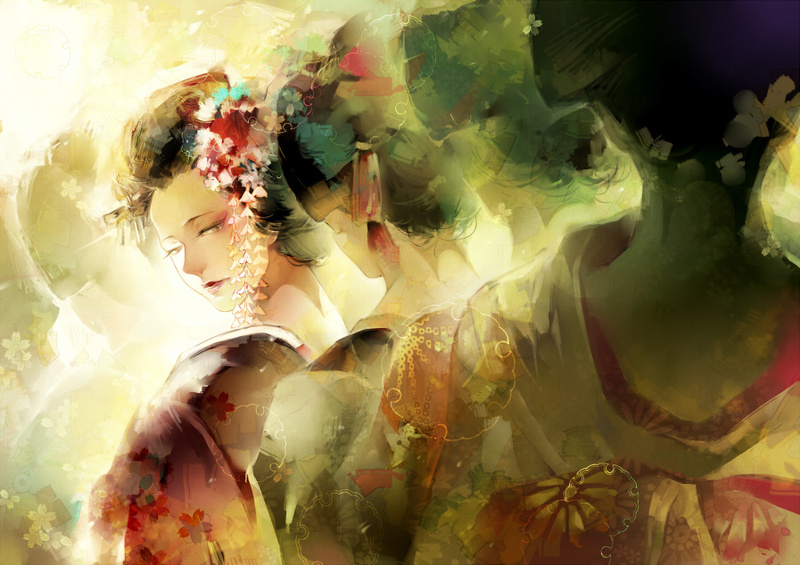 中国画师腔子的作品，很黑暗，也很窒息！
没想到能看到倩女幽魂…图七男女异人，图六男魅女刀…[困]