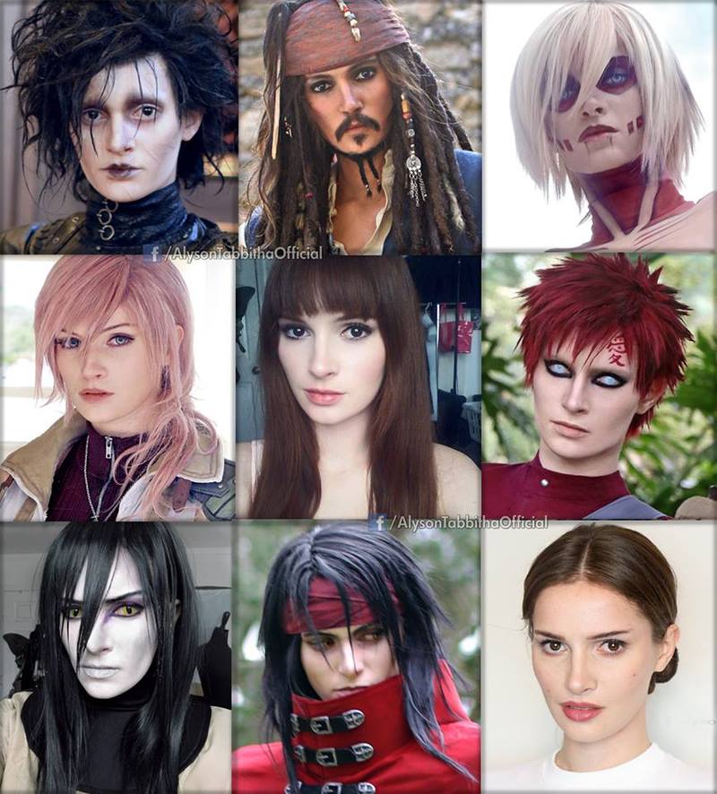 一个美国妹纸Alyson Tabbitha的实力还原cospiay，厉害了,我的妹，请收下我的膝盖吧[可怜]