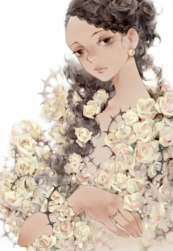 中国画师腔子的作品，很黑暗，也很窒息！
没想到能看到倩女幽魂…图七男女异人，图六男魅女刀…[困]