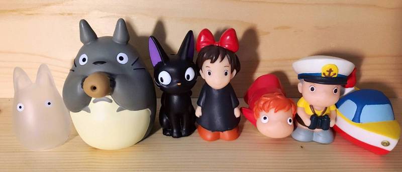 好萌的宫崎骏系列手办，波妞，龙猫[可怜]