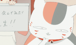 夏目友人帐本周猫咪老师的小表情，这表情包太萌了[可怜][哈哈]