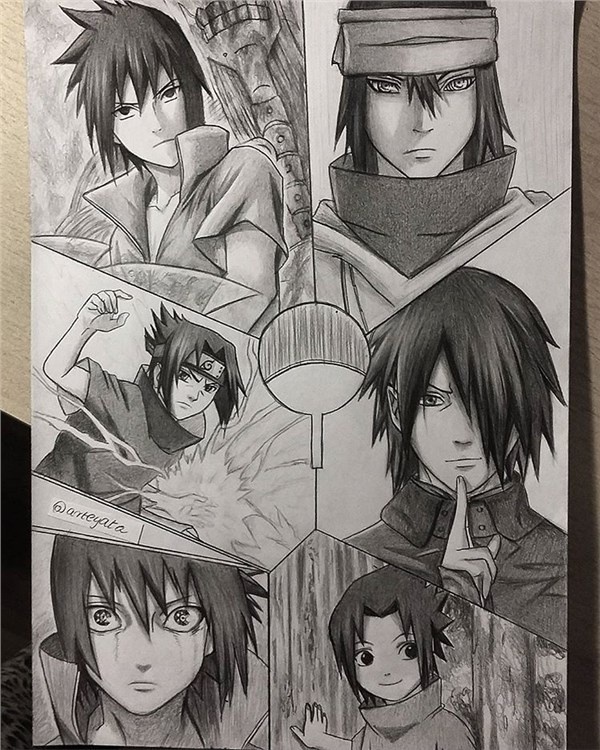 这一波兰画师的火影系列又出新专辑啦！，画风依然屌炸天[嘻嘻][吃惊]