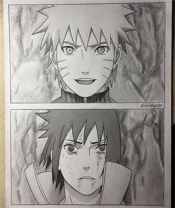 这一波兰画师的火影系列又出新专辑啦！，画风依然屌炸天[嘻嘻][吃惊]