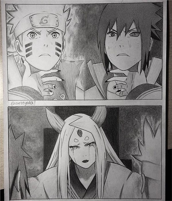 这一波兰画师的火影系列又出新专辑啦！，画风依然屌炸天[嘻嘻][吃惊]